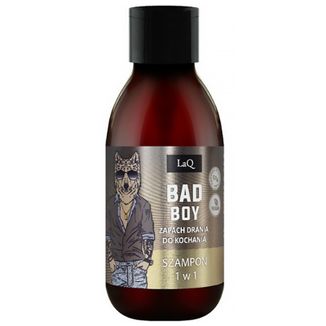 LaQ Bad Boy, mini szampon do włosów, silver, 100 ml - zdjęcie produktu