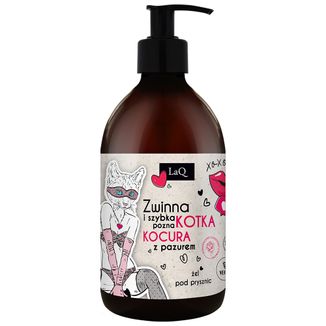  LaQ Bossy & Sexy Walentynki, żel pod prysznic, piwonia, 500 ml - zdjęcie produktu