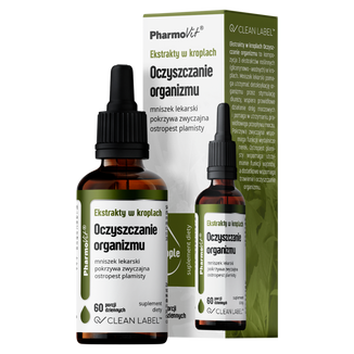 PharmoVit Ekstrakty w kroplach Oczyszczanie organizmu, 30 ml PharmoVit Ekstrakty w kroplach Oczyszczanie organizmu, 30 ml - zdjęcie produktu