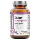 PharmoVit Kolagen + Ashwagandha Beauty Complex, 60 kapsułek - miniaturka zdjęcia produktu