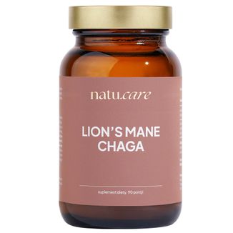 Natu.Care Lion’s Mane&Chaga, soplówka jeżowata i błyskoporek podkorowy, proszek, 45 g - zdjęcie produktu