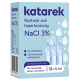Katarek, hipertoniczny roztwór soli NaCl 3%, 18 x 4 ml USZKODZONE OPAKOWANIE - miniaturka zdjęcia produktu