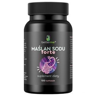 BetterMe Maślan Sodu Forte, 100 kapsułek - zdjęcie produktu