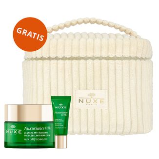 Zestaw Nuxe Nuxuriance Ultra, krem przeciwstarzeniowy na dzień, 50 ml + krem przeciwstarzeniowy do okolic oczu i ust, 15 ml + kosmetyczka gratis - zdjęcie produktu