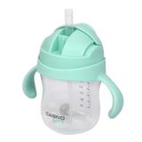 Casno Baby, kubek niekapek 2w1 Dizzy, miętowy, od 6 miesiąca, 240 ml - miniaturka zdjęcia produktu