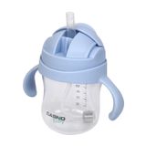 Casno Baby, kubek niekapek 2w1 Dizzy, jasnoniebieski, od 6 miesiąca, 240 ml - miniaturka zdjęcia produktu