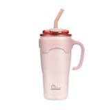 Majestic Sport, kubek termiczny ze słomką Jelly, różowy, 650 ml - miniaturka zdjęcia produktu