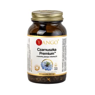 Yango Czarnuszka Premium, 60 kapsułek KRÓTKA DATA - zdjęcie produktu