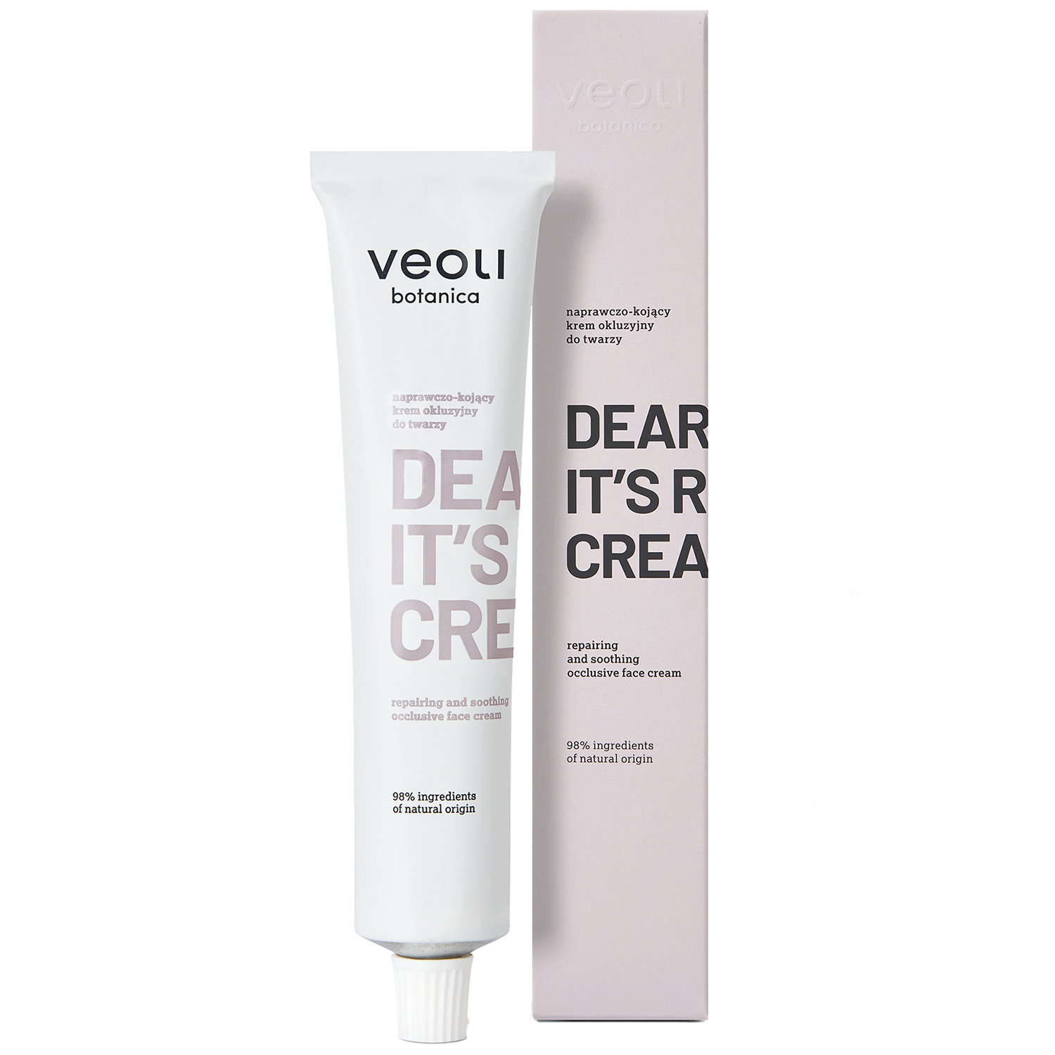 Nieznana Veoli Botanica Dear Skin, It's Rich Cream, naprawczo-kojący krem okluzyjny do twarzy, 75 ml — Składniki i ocena