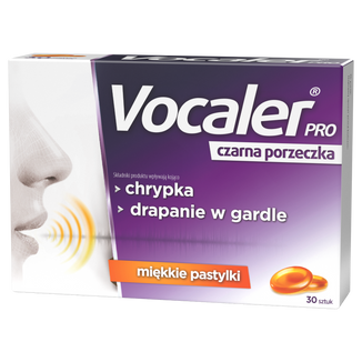 Vocaler Pro, czarna porzeczka, 30 pastylek do ssania KRÓTKA DATA - zdjęcie produktu