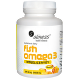 Aliness Fish Omega3 Trójglicerydy 180/120 mg, 60 kapsułek - miniaturka zdjęcia produktu