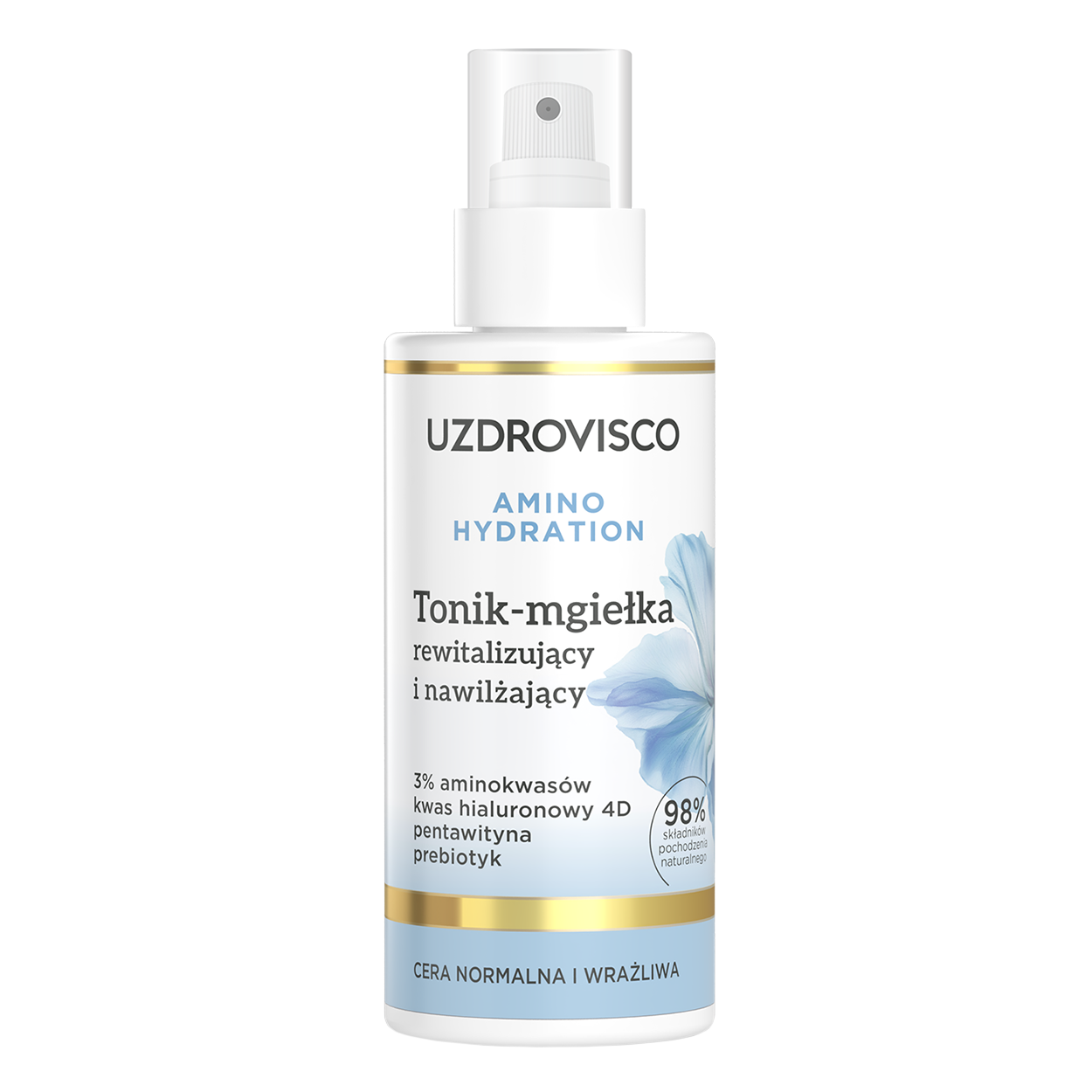 Uzdrovisco Uzdrovisco Amino Hydration, Tonikum-Spray revitalisierend und feuchtigkeitsspendend, 150 ml — Inhaltsstoffe und Bewertung