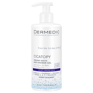 Dermedic Cicatopy, żel do kąpieli i pod prysznic, od 1 dnia życia, 300 ml - zdjęcie produktu