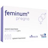 Feminum Pregna, globulki dopochwowe, 3 sztuki - miniaturka zdjęcia produktu