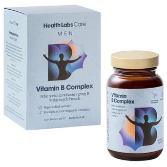 Health Labs Vitamin B Complex Men, 60 kapsułek - zdjęcie produktu