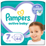 Pampers Active Baby 7 (15+ kg), pieluchy, 44 sztuki - miniaturka zdjęcia produktu