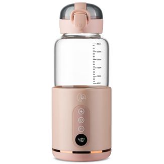 MyBabyBottle, przenośny podgrzewacz do butelek, wody i mleka dla dzieci, różowy USZKODZONE OPAKOWANIE - zdjęcie produktu