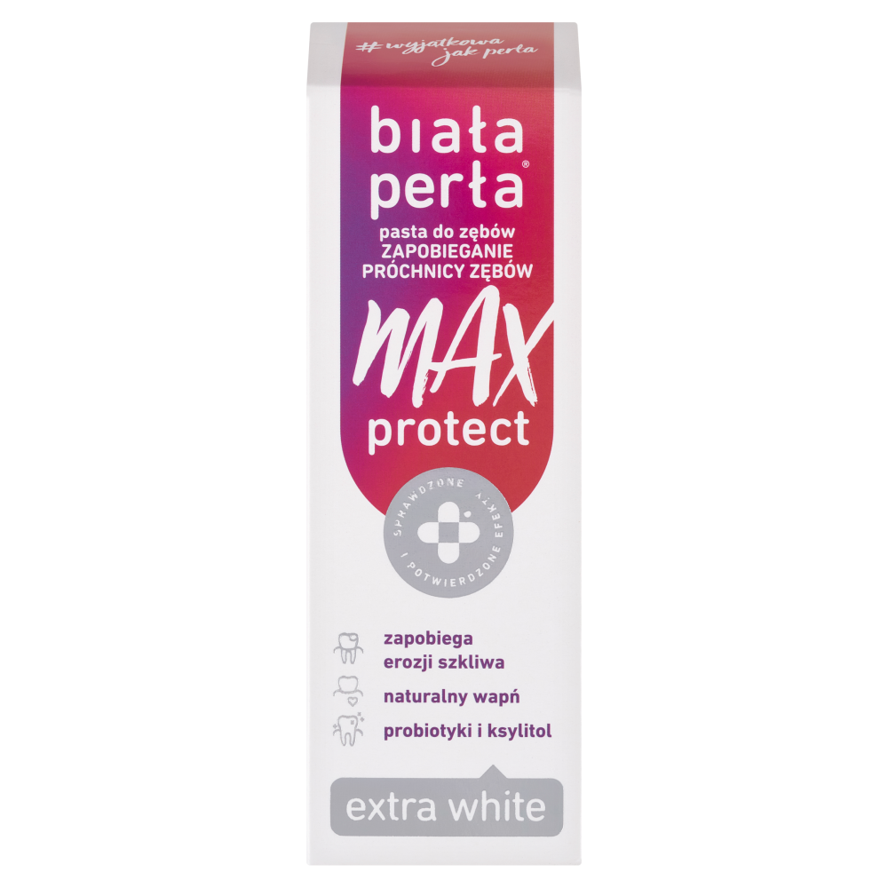 Biała Perła Biała Perła Max Protect, pasta do zębów, zapobieganie próchnicy, 75 ml