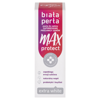 Biała Perła Max Protect, pasta do zębów, zapobieganie próchnicy, 75 ml - zdjęcie produktu