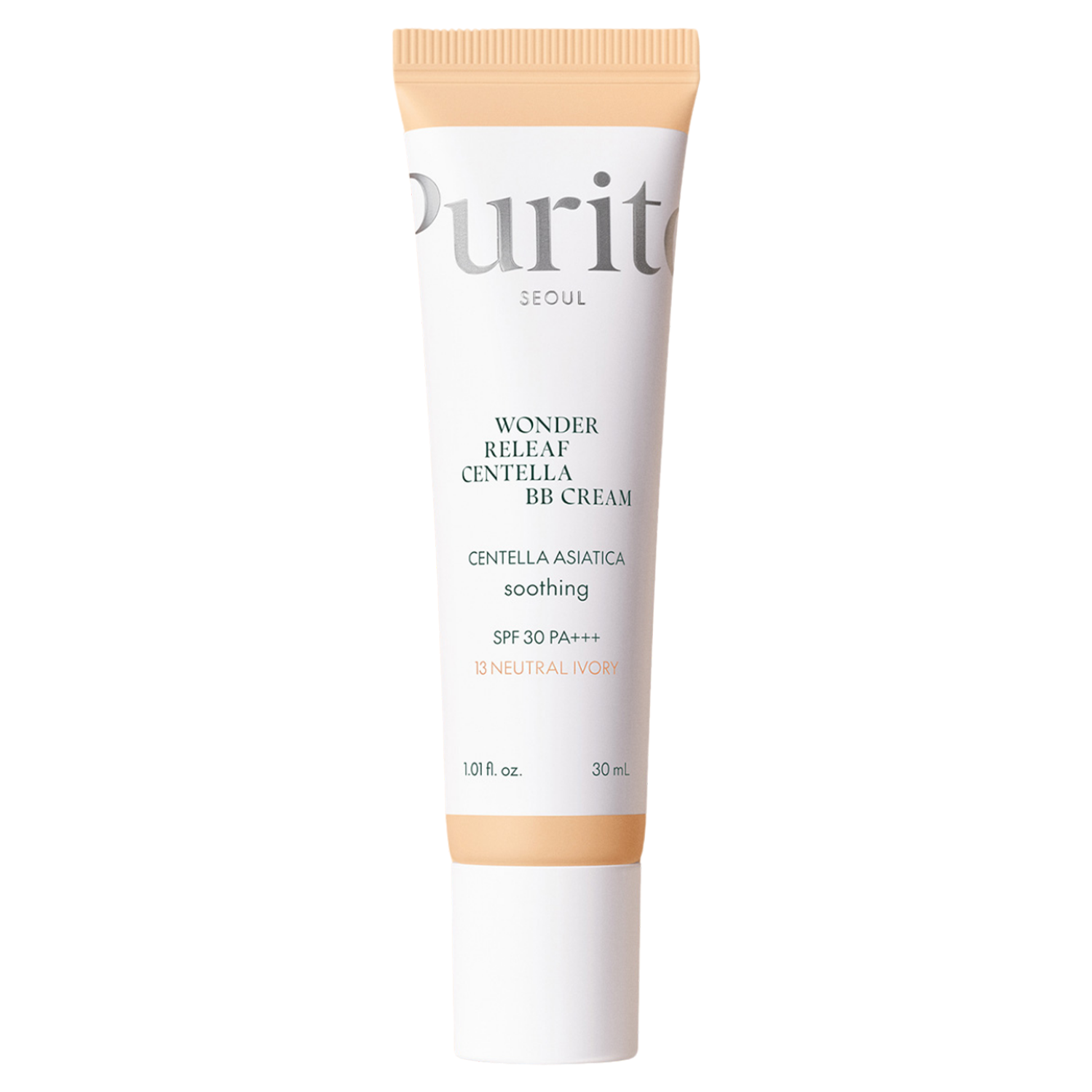 Nieznana Purito Wonder Releaf Centella, regenerierend BB-Creme mit Centella asiatica, 13 Neutral Ivory, SPF 30, 30 ml — Inhaltsstoffe und Bewertung