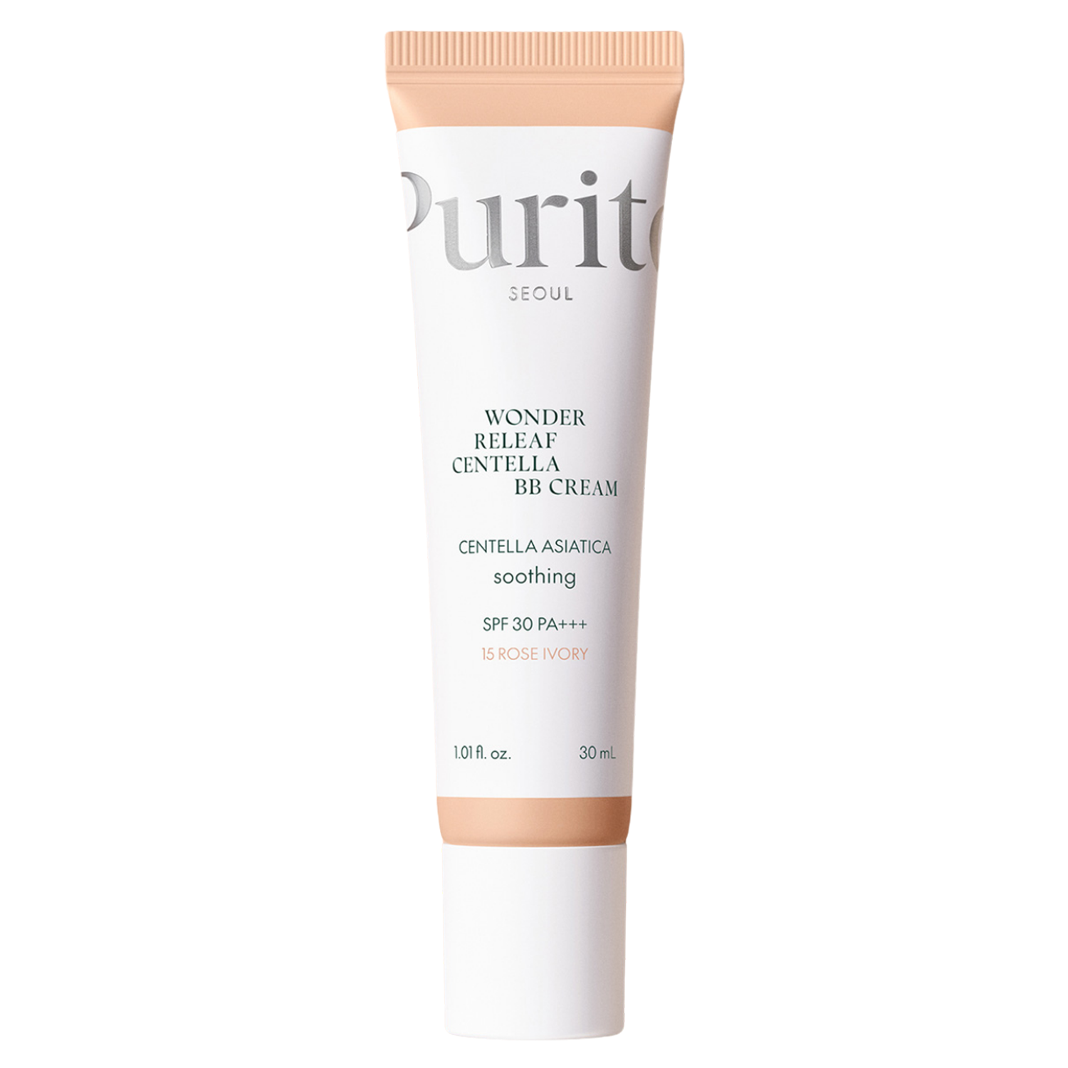Nieznana Purito Wonder Releaf Centella, regenerujący krem BB z wąkrotą azjatycką, 15 Rose Ivory, SPF 30, 30 ml — Składniki i ocena