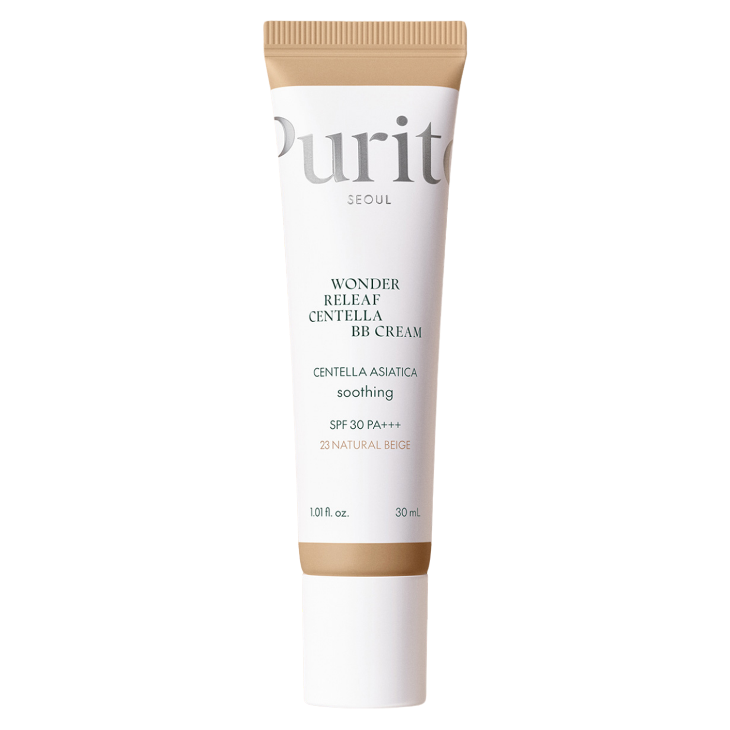Nieznana Purito Wonder Releaf Centella, regenerujący krem BB z wąkrotą azjatycką, 23 Natural Beige, SPF 30, 30 ml — Składniki i ocena