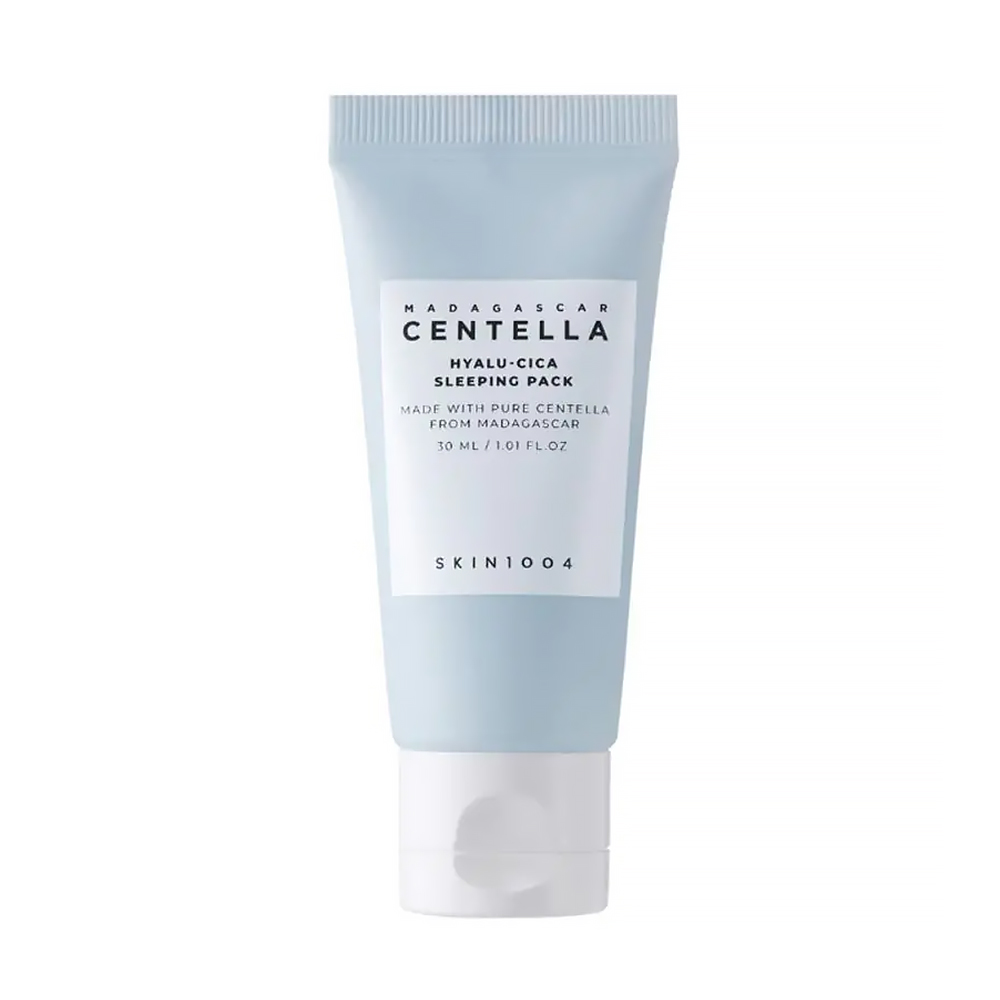 Nieznana Skin1004 Madagascar Centella Hyalu-Cica, nawilżająca maska ​​do spania na noc, 30 ml — Składniki i ocena