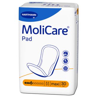 MoliCare Pad, wkłady chłonne, maxi, 4 krople, 30 sztuk - zdjęcie produktu