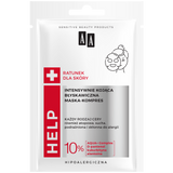 AA Help Cera Atopowa, intensywnie kojąca błyskawiczna maska-kompres na tkaninie, 18 ml - miniaturka zdjęcia produktu