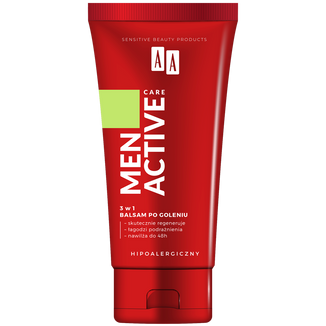 AA Men Active Care, balsam po goleniu 3w1, 100 ml - zdjęcie produktu