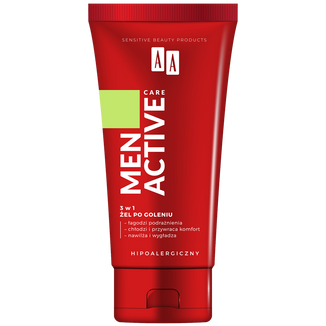 AA Men Active Care, żel po goleniu 3w1, 100 ml - zdjęcie produktu