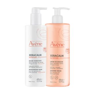 Zestaw Avene Xeracalm Nutrition, balsam nawilżający, 400 ml + krem pod prysznic, 500 ml - zdjęcie produktu