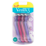 Gillette Venus 3 Colors, maszynka do golenia dla kobiet, jednorazowa, 4 sztuki - miniaturka zdjęcia produktu