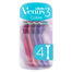 Gillette Venus 3 Colors, maszynka do golenia dla kobiet, jednorazowa, 4 sztuki - miniaturka  zdjęcia produktu