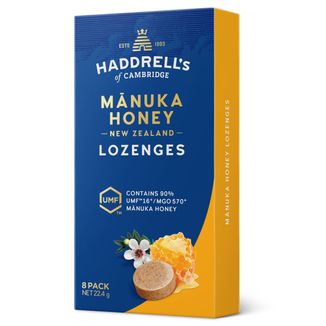 Haddrell's, pastylki do ssania z miodem Manuka MGO 570+, 8 sztuk - zdjęcie produktu