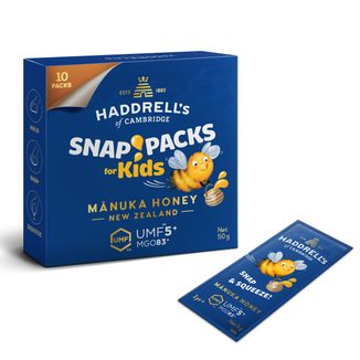 Haddrell's Manuka Snap Pack Kids, saszetki z miodem Manuka UMF 5+ MGO 83+, 10 x 5 g - zdjęcie produktu