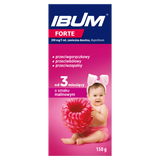 Ibum Forte 200mg/5ml, zawiesina doustna, smak malinowy, 150 g - miniaturka zdjęcia produktu
