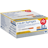 Pic Solution Insulin Syringes, strzykawka insulinowa 0,3 ml z igłą 31G (0,25 mm) x 8 mm, 100 sztuk - miniaturka zdjęcia produktu