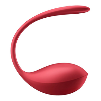 Satisfyer Shiny Petal, wibrujące jajko, czerwone, 1 sztuka - zdjęcie produktu