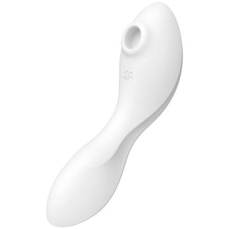 Satisfyer Curvy Trinity 5+, wibrator, biały, 1 sztuka - zdjęcie produktu