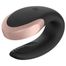 Satisfyer Double Love, wibrator dla par sterowany aplikacją, czarny, 1 sztuka - miniaturka  zdjęcia produktu