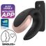 Satisfyer Double Love, wibrator dla par sterowany aplikacją, czarny, 1 sztuka - miniaturka 2 zdjęcia produktu