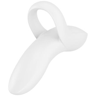 Satisfyer Bold Lover, wibrator na palec, biały, 1 sztuka - zdjęcie produktu