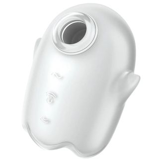 Satisfyer Glowing Ghost, masażer łechtaczki, świecący w ciemności, biały, 1 sztuka - zdjęcie produktu