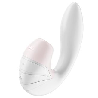 Satisfyer Supernova, wibrator do stymulacji łechtaczki i punktu G, biały, 1 sztuka - zdjęcie produktu