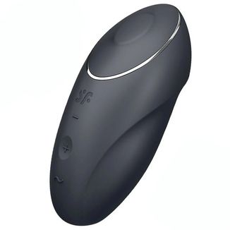 Satisfyer Tap & Climax 1, stymulator łechtaczki, szary, 1 sztuka - zdjęcie produktu