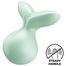 Satisfyer Viva la Vulva 3, stymulator łechtaczki, miętowy, 1 sztuka - miniaturka 2 zdjęcia produktu