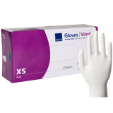 Abena, rękawice winylowe, niejałowe, bezpudrowe, rozmiar XS, 100 sztuk - miniaturka zdjęcia produktu