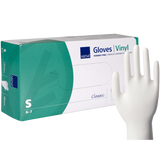 Abena, rękawice winylowe, niejałowe, bezpudrowe, rozmiar S, 100 sztuk USZKODZONE OPAKOWANIE - miniaturka zdjęcia produktu