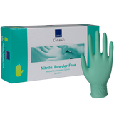 Abena, rękawice nitrylowe, niejałowe, bezpudrowe, zielone, rozmiar S, 100 sztuk - miniaturka zdjęcia produktu